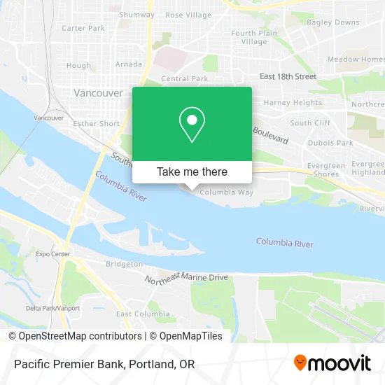 Pacific Premier Bank map