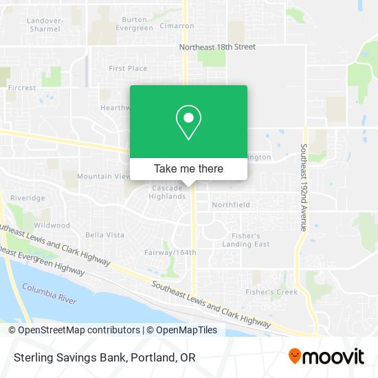 Mapa de Sterling Savings Bank