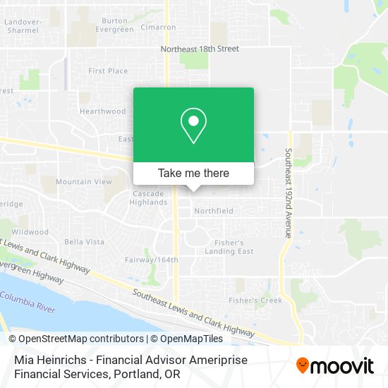 Mia Heinrichs - Financial Advisor Ameriprise Financial Services map