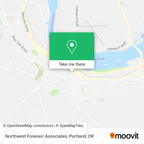 Northwest Forensic Associates map