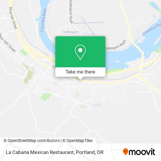 La Cabana Mexican Restaurant map