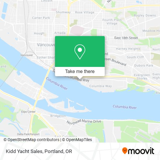 Kidd Yacht Sales map