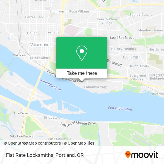 Mapa de Flat Rate Locksmiths