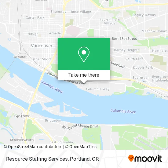 Mapa de Resource Staffing Services