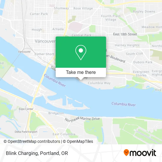Mapa de Blink Charging