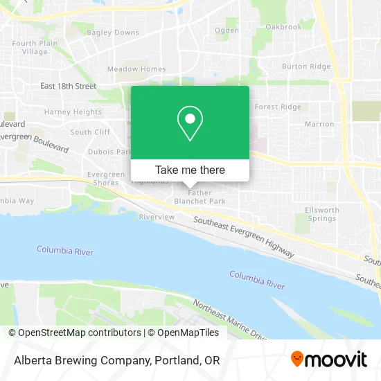 Mapa de Alberta Brewing Company