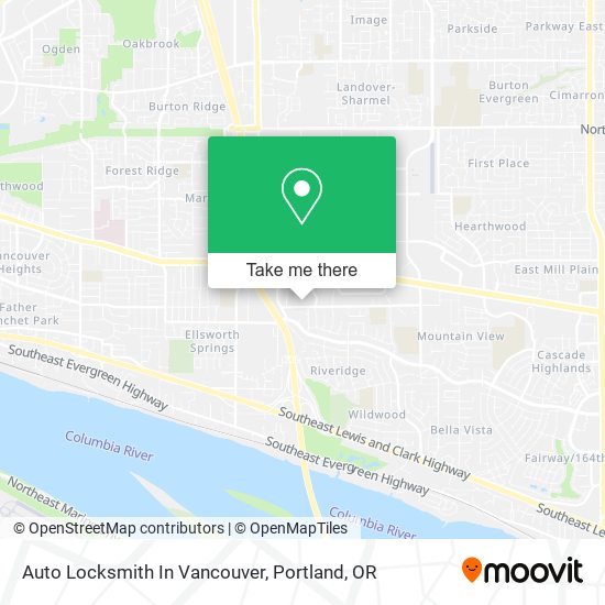 Mapa de Auto Locksmith In Vancouver