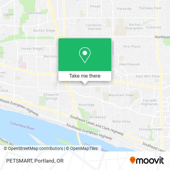 Mapa de PETSMART