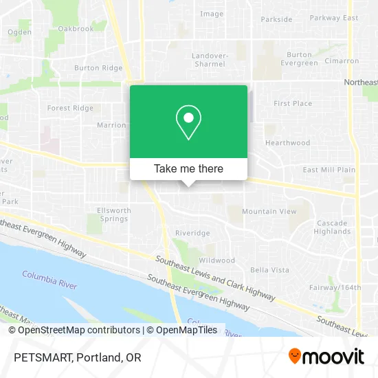 Mapa de PETSMART