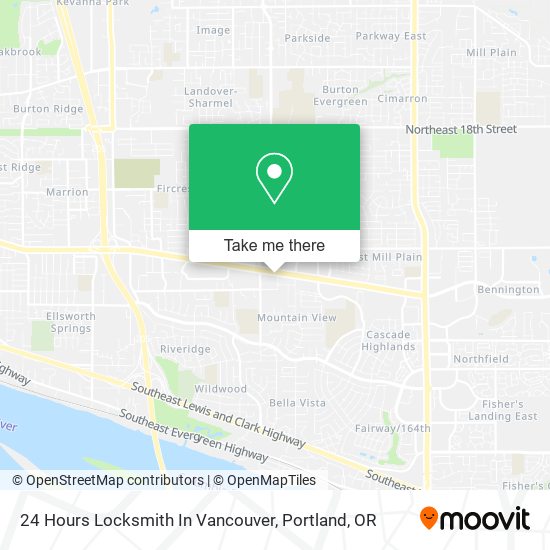 Mapa de 24 Hours Locksmith In Vancouver