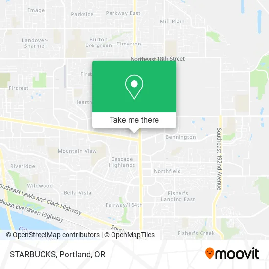 STARBUCKS map
