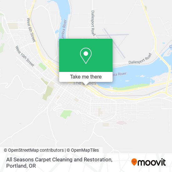 All Seasons Carpet Cleaning and Restoration map