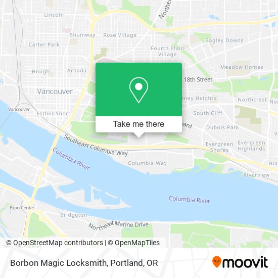 Mapa de Borbon Magic Locksmith