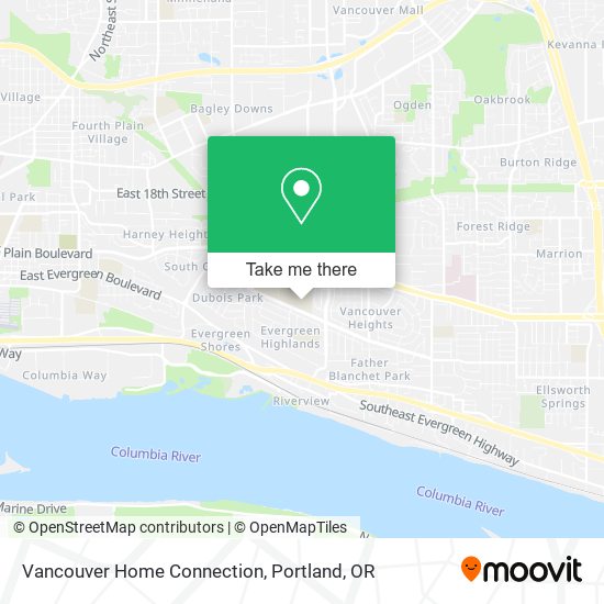 Vancouver Home Connection map