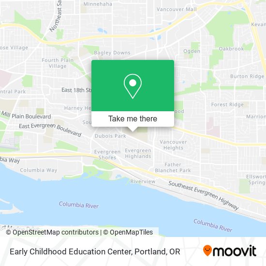 Early Childhood Education Center map