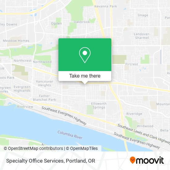 Specialty Office Services map