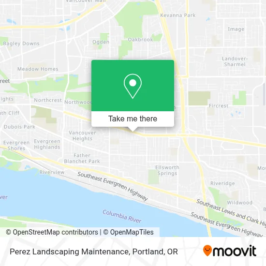 Perez Landscaping Maintenance map