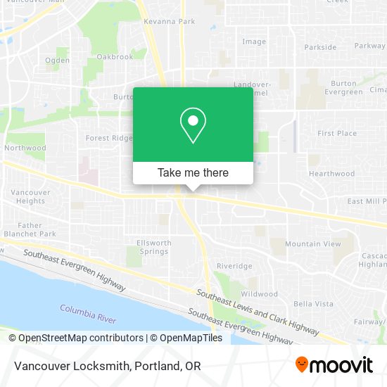 Mapa de Vancouver Locksmith