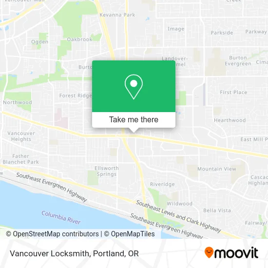 Vancouver Locksmith map