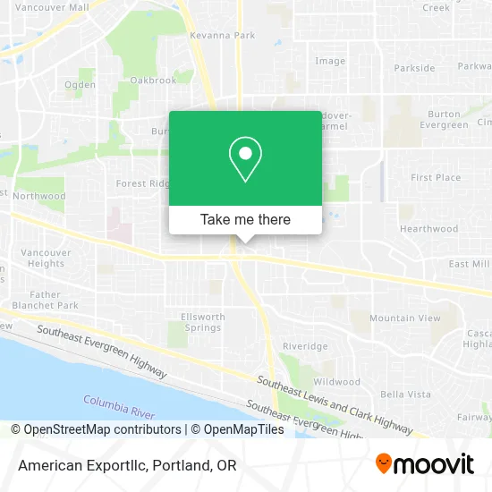 American Exportllc map