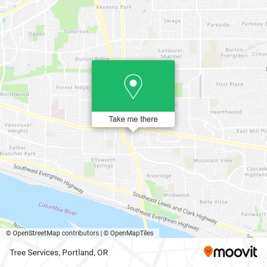 Mapa de Tree Services