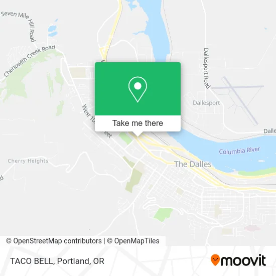 TACO BELL map