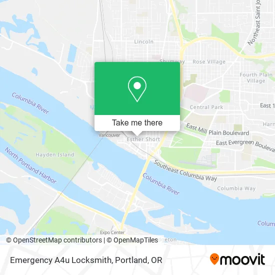 Emergency A4u Locksmith map