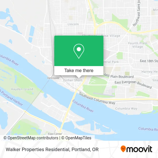 Walker Properties Residential map