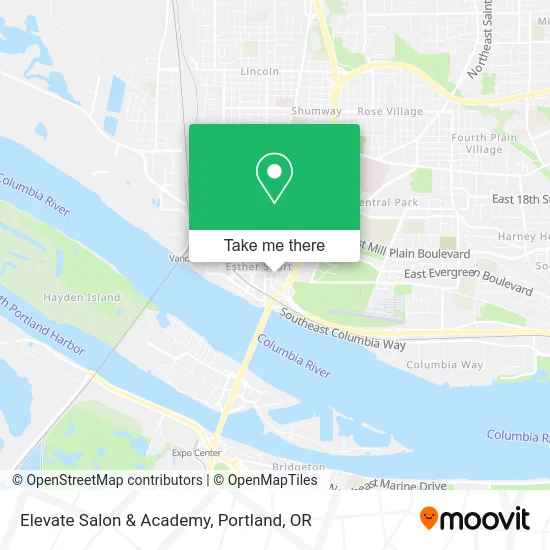 Elevate Salon & Academy map