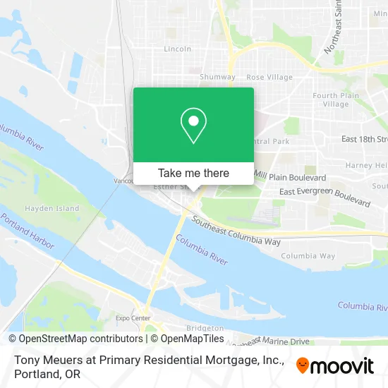 Tony Meuers at Primary Residential Mortgage, Inc. map