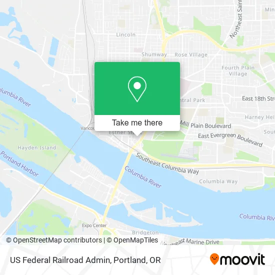 Mapa de US Federal Railroad Admin