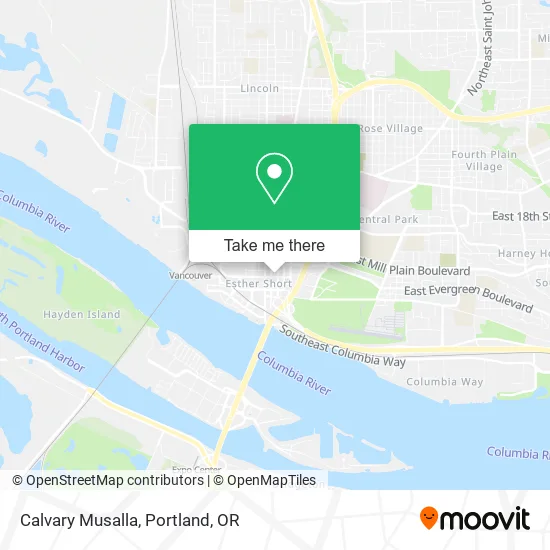 Mapa de Calvary Musalla