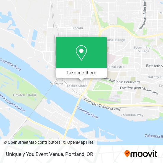 Uniquely You Event Venue map