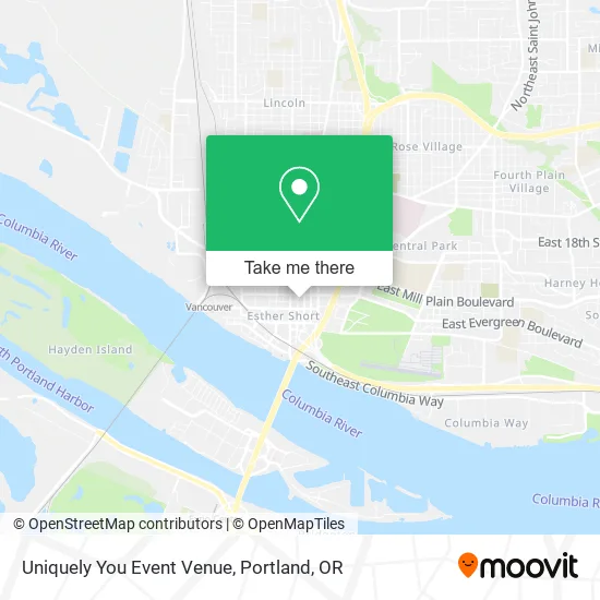 Uniquely You Event Venue map