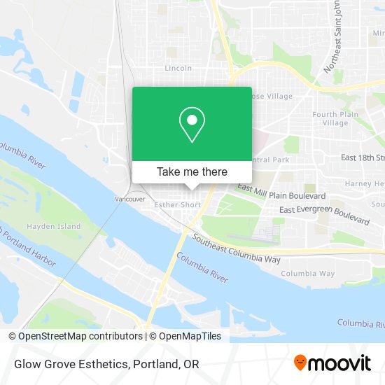 Glow Grove Esthetics map