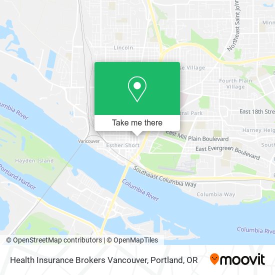 Health Insurance Brokers Vancouver map