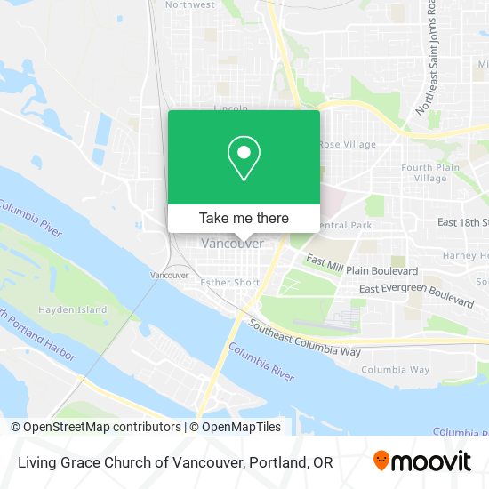 Living Grace Church of Vancouver map