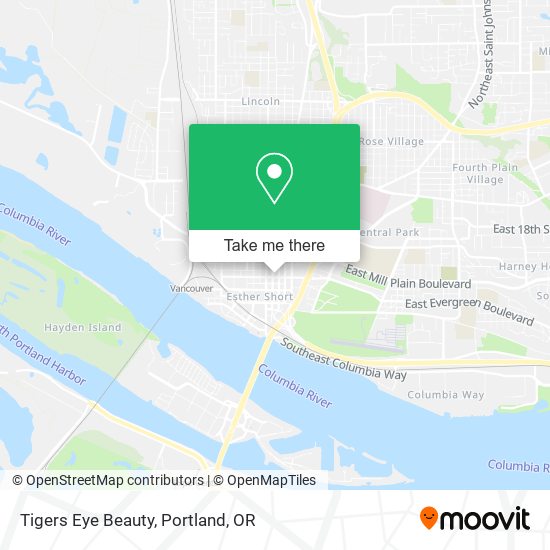 Mapa de Tigers Eye Beauty