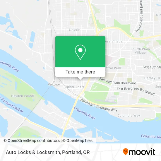 Mapa de Auto Locks & Locksmith