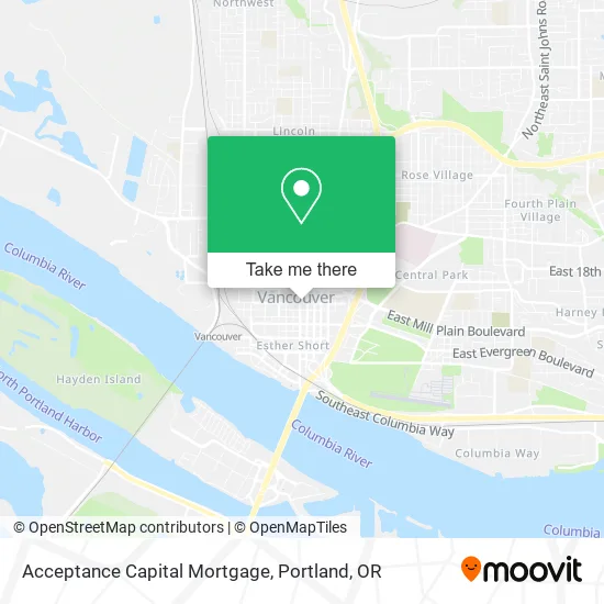 Acceptance Capital Mortgage map