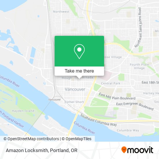 Amazon Locksmith map