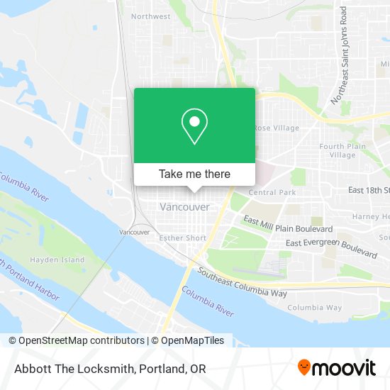 Abbott The Locksmith map