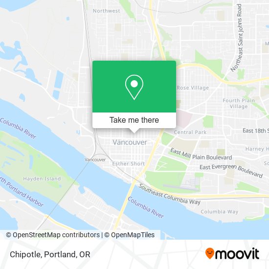 Mapa de Chipotle