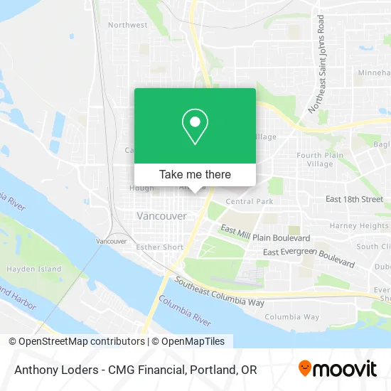 Mapa de Anthony Loders - CMG Financial