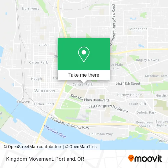 Kingdom Movement map