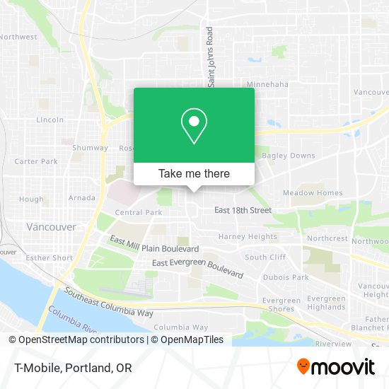 T-Mobile map