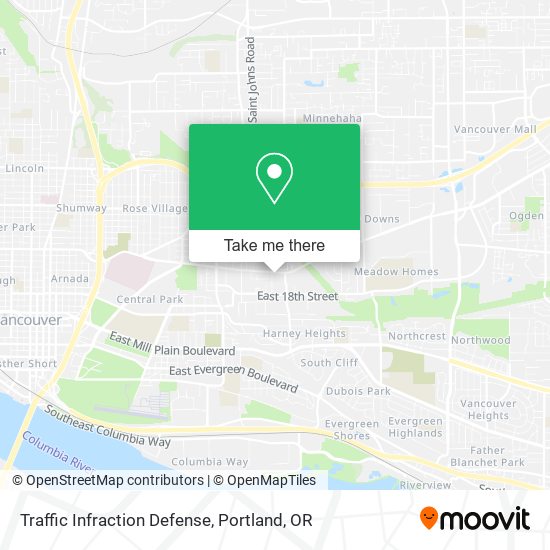 Traffic Infraction Defense map