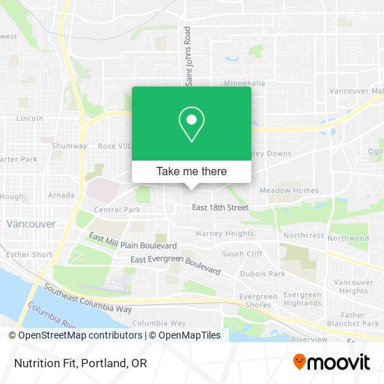 Mapa de Nutrition Fit