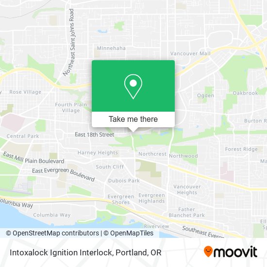 Intoxalock Ignition Interlock map