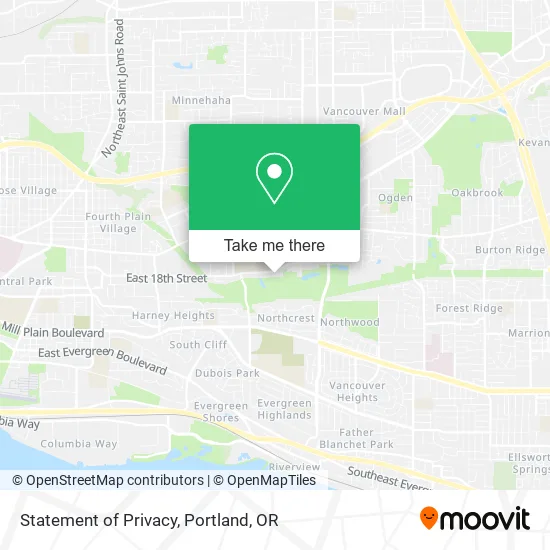 Mapa de Statement of Privacy